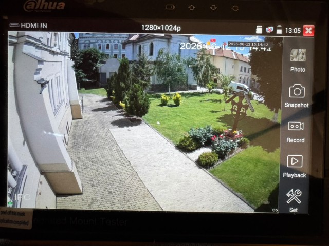 Sistem de supraveghere video la biserica parohială